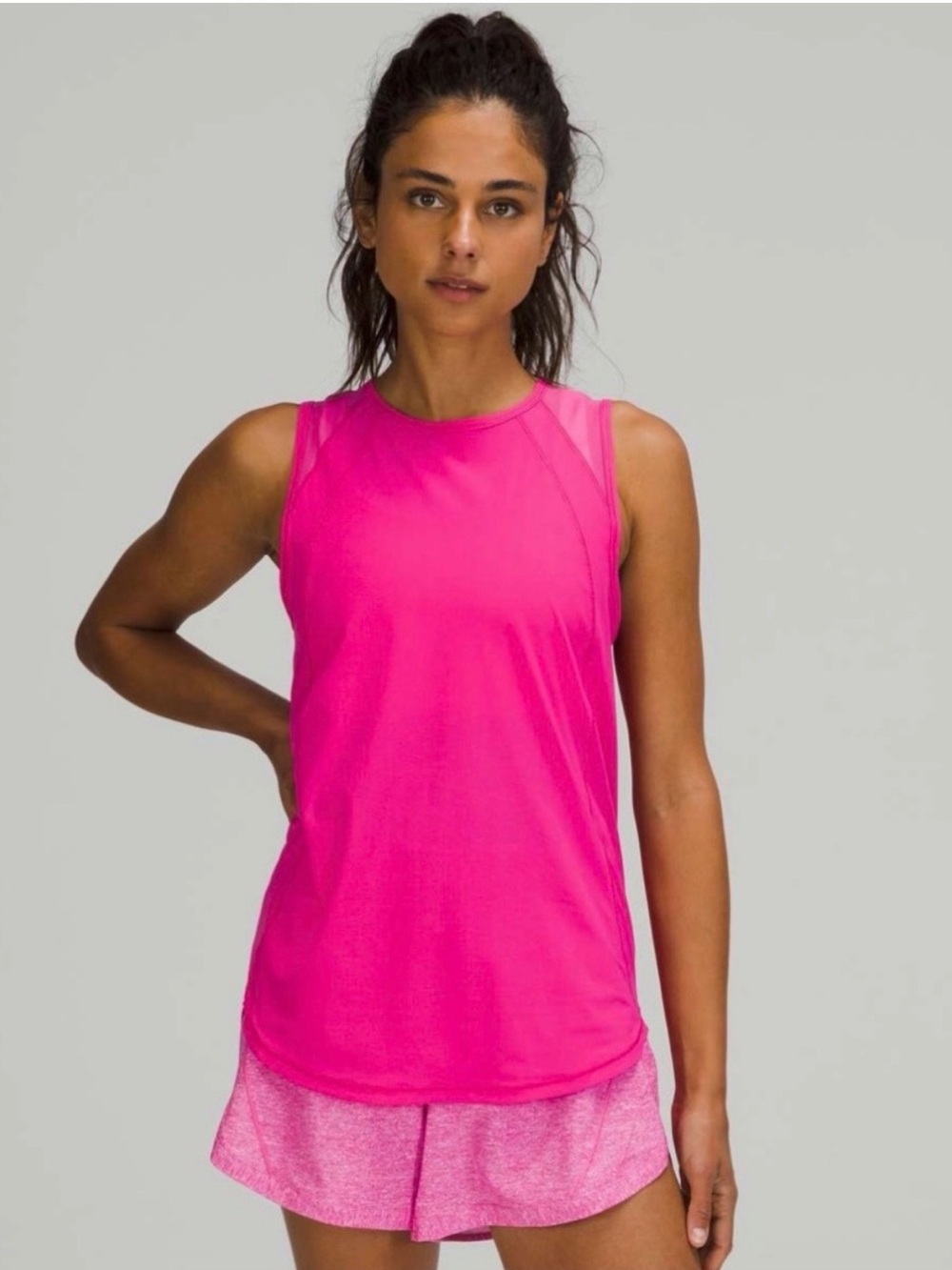 Lululemon Hot Pink Sculpt Tank Top